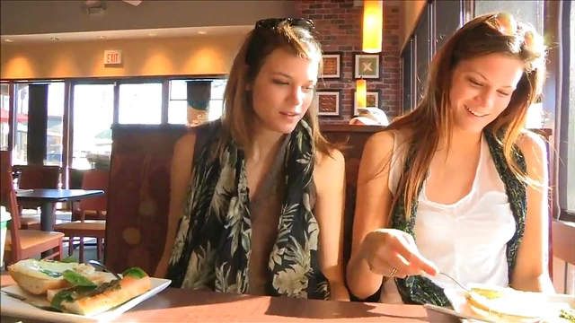 Sultry Girls Raylene & Romi Tease With Butt Flashing in Steamy Reality Clip