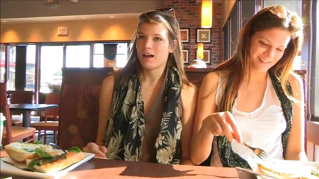 Sultry Girls Raylene & Romi Tease With Butt Flashing in Steamy Reality Clip