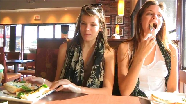 Sultry Girls Raylene & Romi Tease With Butt Flashing in Steamy Reality Clip