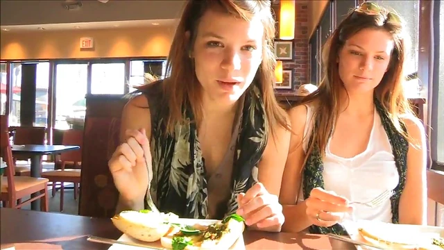 Sultry Girls Raylene & Romi Tease With Butt Flashing in Steamy Reality Clip