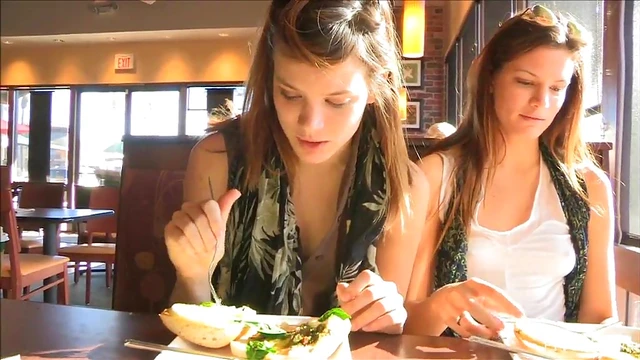 Sultry Girls Raylene & Romi Tease With Butt Flashing in Steamy Reality Clip