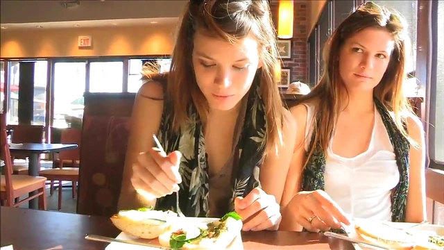 Sultry Girls Raylene & Romi Tease With Butt Flashing in Steamy Reality Clip