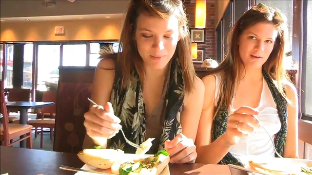 Sultry Girls Raylene & Romi Tease With Butt Flashing in Steamy Reality Clip