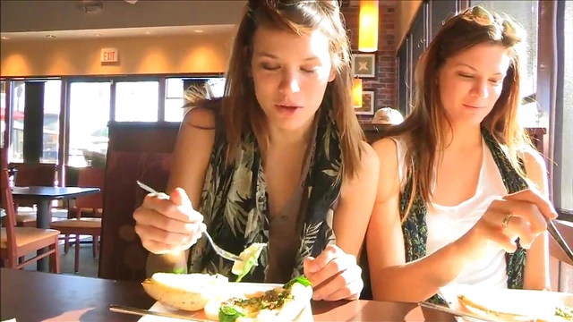 Sultry Girls Raylene & Romi Tease With Butt Flashing in Steamy Reality Clip