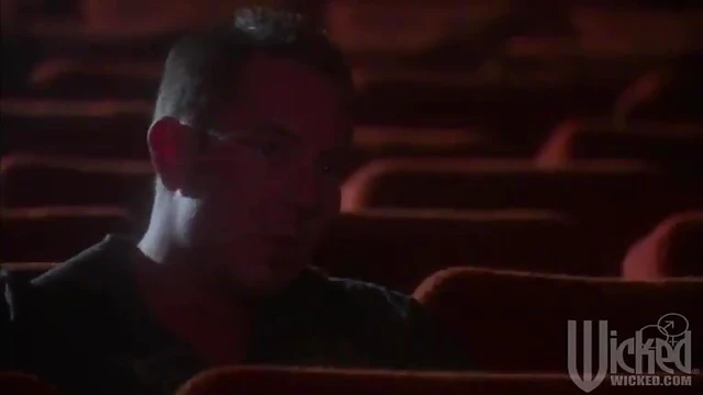 Sexy Brunette Hits Up Cinemas For An Unforgettable Group Sex Adventure