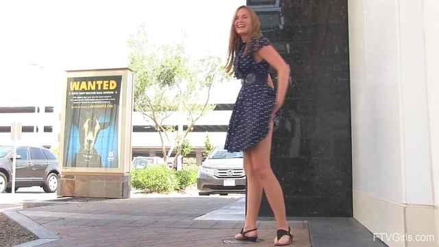 Sexy Blonde Bailee Teases Her Natural Tits & Hot Ass Solo