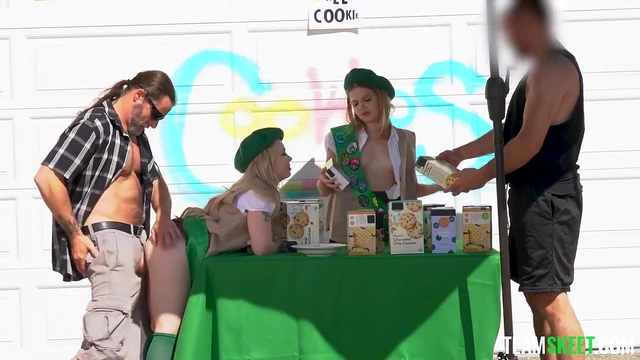 Passionate FFM Threesome Doggystyle with Coco & Haley's Seductive Action