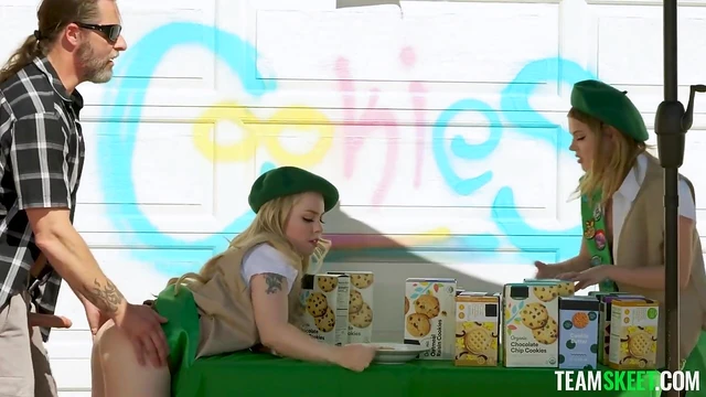 Passionate FFM Threesome Doggystyle with Coco & Haley's Seductive Action