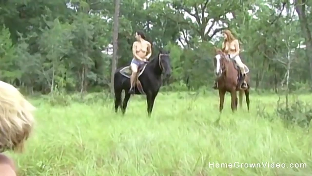 Blonde Milf With Big Tits Jerks Off Husband's Cock Amidst Woods Silence