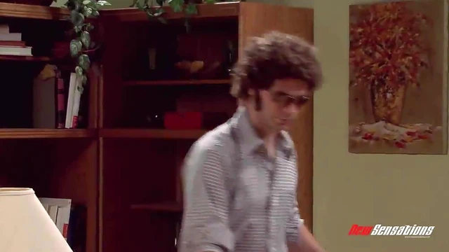 Naughty Friends Get Cozy Together for Steamy Living Room Sex Scene