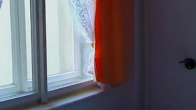 Teen Redhead Takes Town Tour Ending in Steamy Masturbation Delight