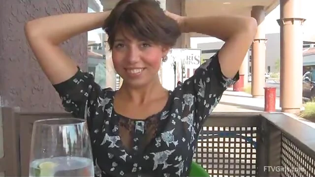 Sizzling Bojana Teases & Titillates in Steamy Restaurant Encounter