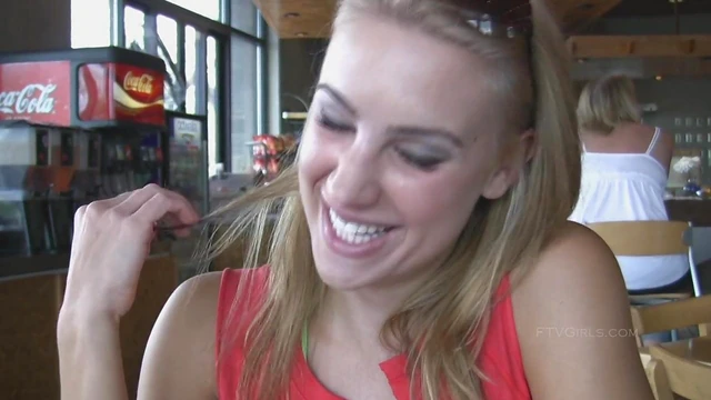 Blonde Bombshell Anne Bares Breasts & Pussy in Public - Explicit HD Showdown