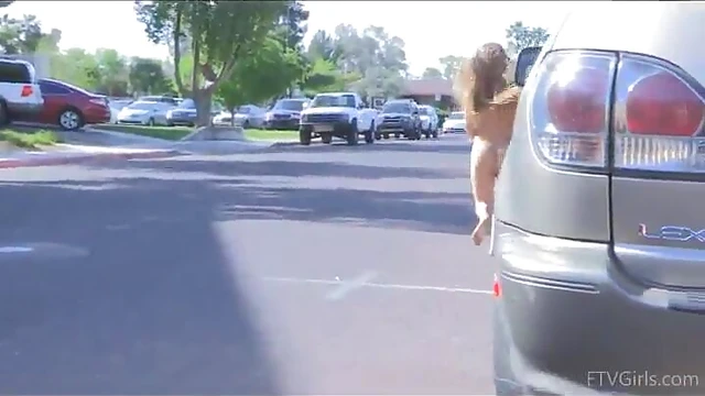 Busty Blonde Madison Walks Naked Through The Streets For Explicit Pleasure