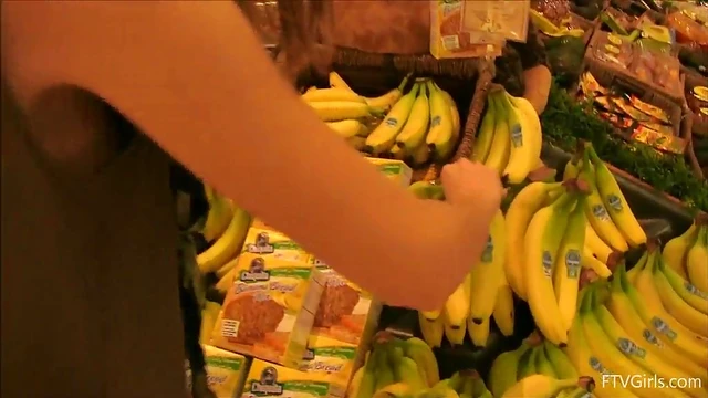 Seductive Teens Flaunt Their Bodies While Shopping at Supermarket Aisle