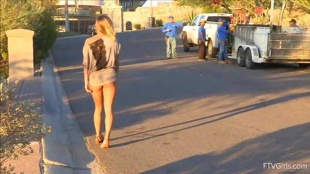 Naked Kennedys Walks Her Dog Outdoors Craving Naughty Adventure Now