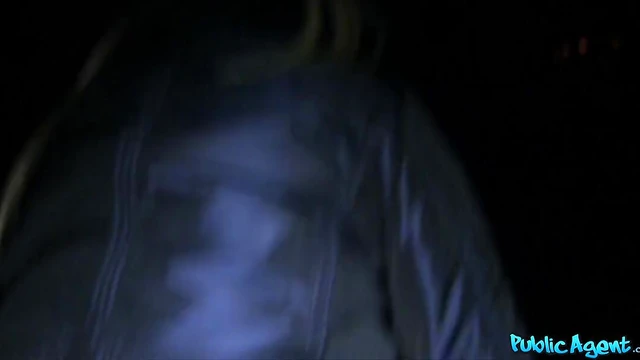 Blonde Seduces Amidst Winter Chill for Heated Outdoor Fuck Festivity