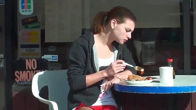 Sultry Kasey Fingering Her Wet Pussy at Work Over Lunchtime Heat