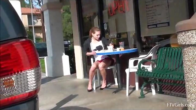 Sultry Kasey Fingering Her Wet Pussy at Work Over Lunchtime Heat