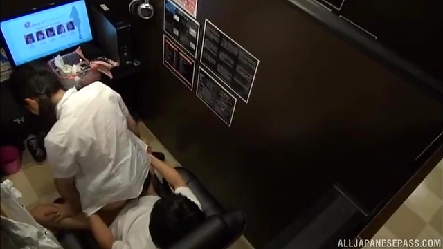 Sizzling Public Handjob by Horny Japanese Teen Hoshino Hibiki