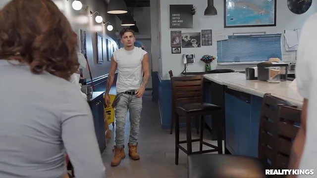 Charly Summer & Leana Lovings Enjoy Hot Interracial FFM Threesome Action