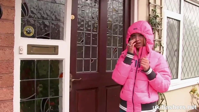 Dirty Kiara Lord Poses Outdoors While Pissing Herself Pantslessly