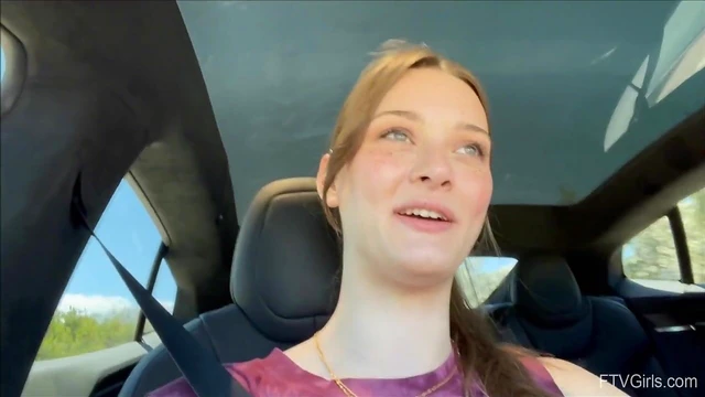 Sexy Olivia Strips Off Clothes for Hot Hotel Room Action