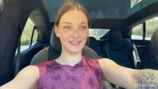 Sexy Olivia Strips Off Clothes for Hot Hotel Room Action