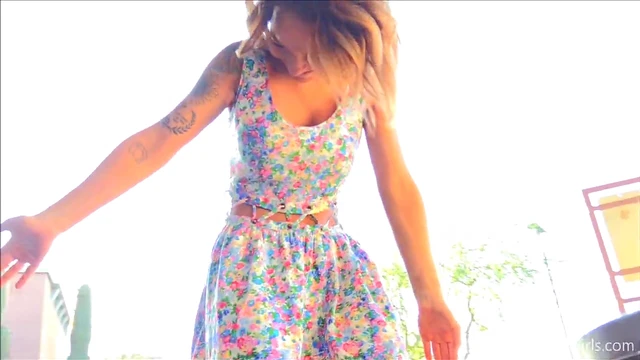 Sexy Tattooed MILF Charlotte Shows Off Her Perfect Tits Publicly