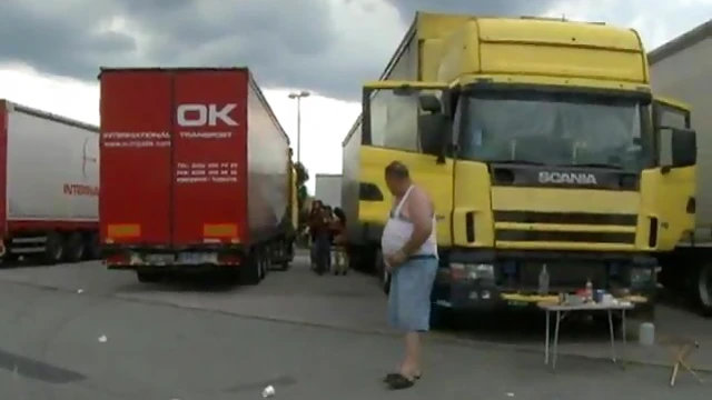 Publicly Embarrassed Brunette Gets Her Throat and Pussy Hard Fucked