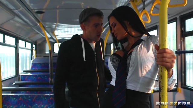 Madison Ivy & Jasmine Jae Take Turns Riding One Stiff Cock Deeply