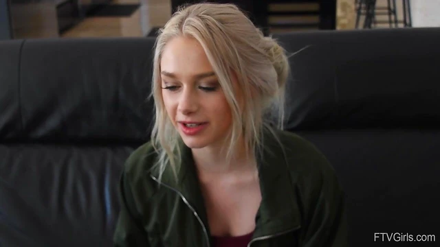 Hot Blonde Scarlett Entices With Natural Tits & Pierced Nipples Playtime