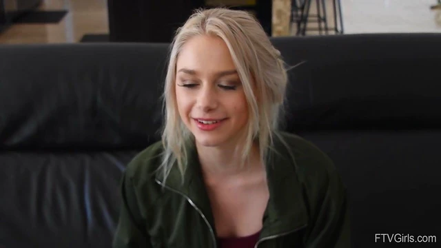 Hot Blonde Scarlett Entices With Natural Tits & Pierced Nipples Playtime