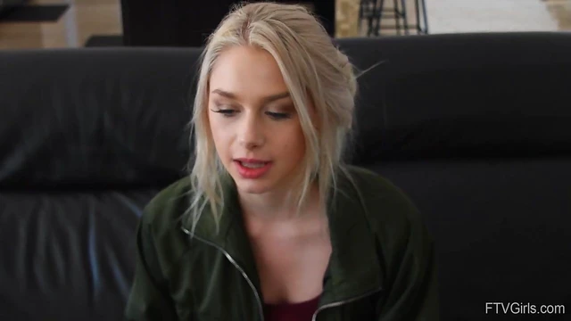 Hot Blonde Scarlett Entices With Natural Tits & Pierced Nipples Playtime