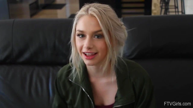 Hot Blonde Scarlett Entices With Natural Tits & Pierced Nipples Playtime