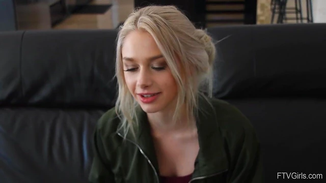 Hot Blonde Scarlett Entices With Natural Tits & Pierced Nipples Playtime