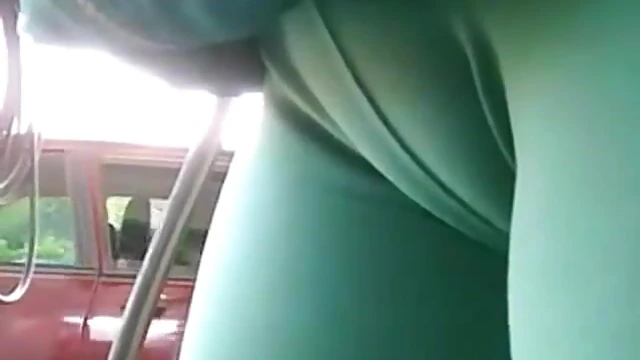 Sexy Cameltoe Action at Busy Gas Station Reveals Hidden Depths