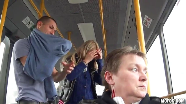 Lustful Lindsey Gets Fucked Amidst Passengers On A Busy Public Bus Ride