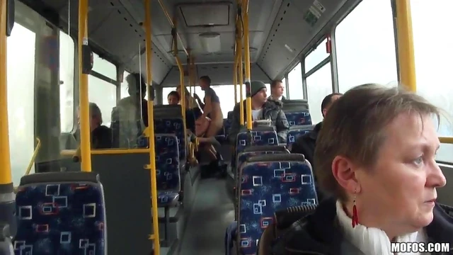 Lustful Lindsey Gets Fucked Amidst Passengers On A Busy Public Bus Ride