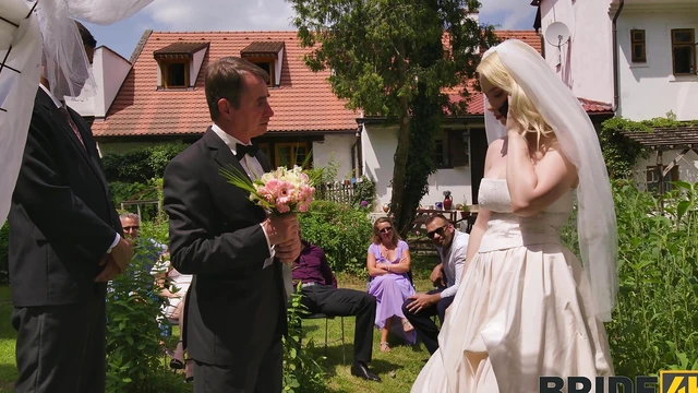 Blonde Vera Jarw Enjoys Wild Sex Adventure During Her Wedding Night