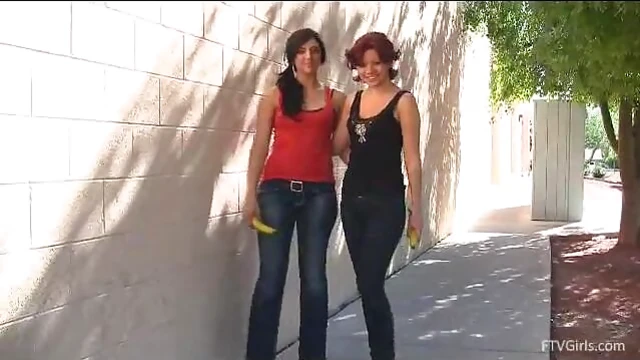 Sizzling Lesbian Action Unfolds Right Outdoors As Two Girls Get Wild