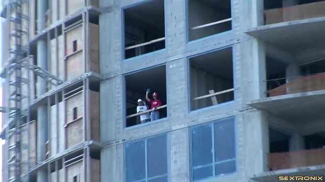 Lesbian Cuties Boldly Show Off Their Butts in Public Flirting Sessions