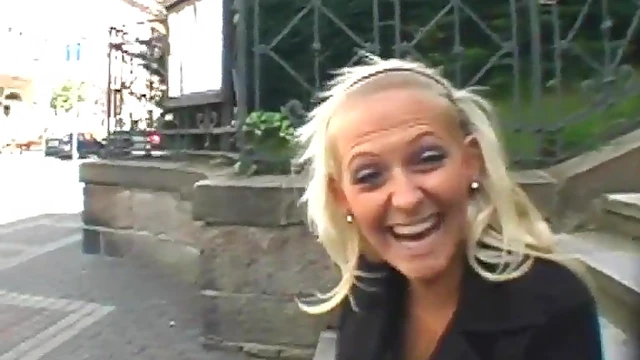 Cute Blonde Amateur Takes Huge Cock Deeply in POV Delight