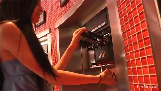 Passionate Duo Tamara & Lacie Kiss and Finger Each Other Downtown