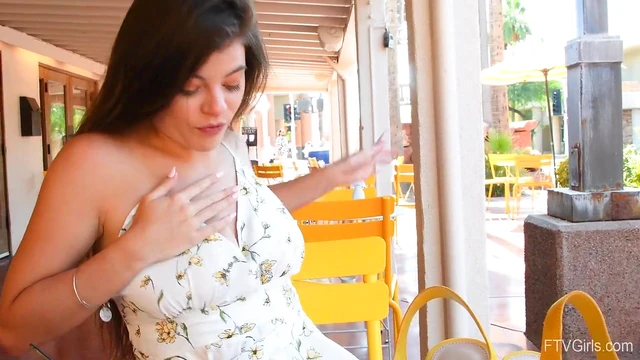 Sexy Scarlet's Pierced Nipples & Big Tits Tease Him Before Hardcore Fun