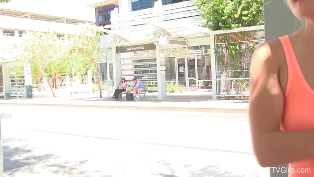 Seductive Chick Mindy Flaunts Her Tits Publicly For Thrilling Fun Moments