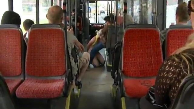 Blonde Humiliation Ride: Fucked & Spanked Brutally on Public Transport