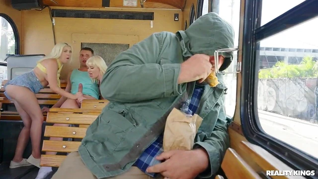 Gia & Kate Enjoy Rough Doggy Style Sex During Hot FFM Threesome Adventure