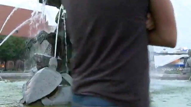 Hot Brunette Endures Extreme Public Bondage & Humiliation Scene