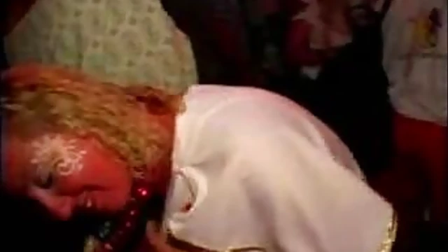 Adorable Babes Strip Naked Amid Festive Streets for Hot Public Sex